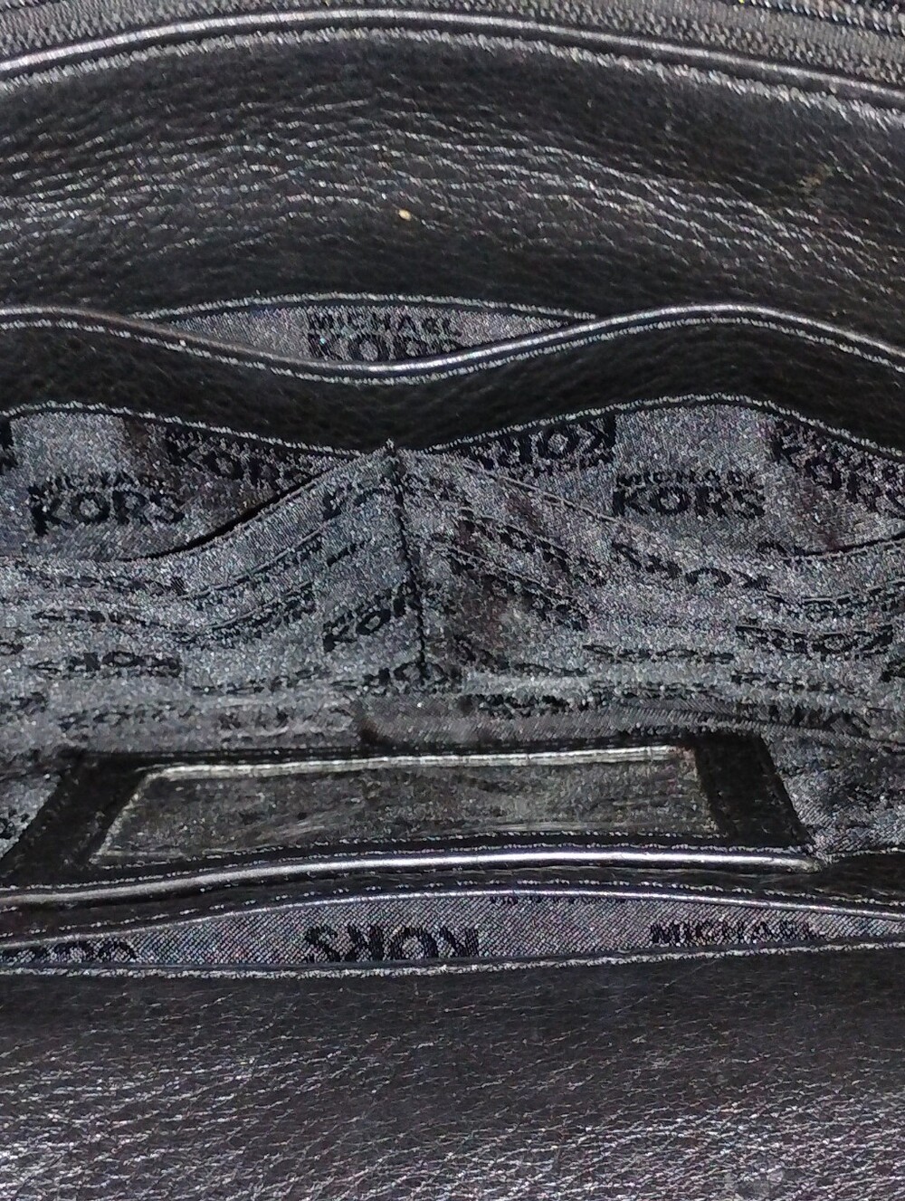 Mk Black Fulton Crossbody Bag With Built In Wallet - Picture 7 of 14